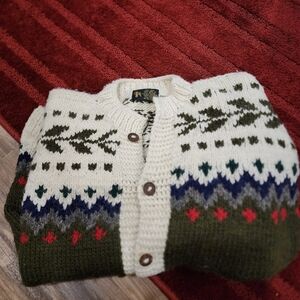 Nordic Fair Isle Wool Sweater